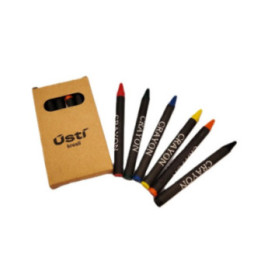 Wachsmalstifte, 6 Farben