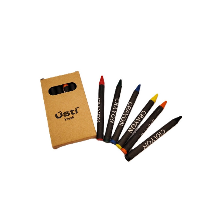 Wachsmalstifte, 6 Farben