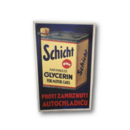 Cedule Lokální značky - Schicht - Glycerin proti zamrznutí autochladičů