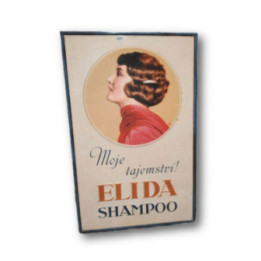 Cedule Lokální značky - Elida Shampoo - Moje tajemství