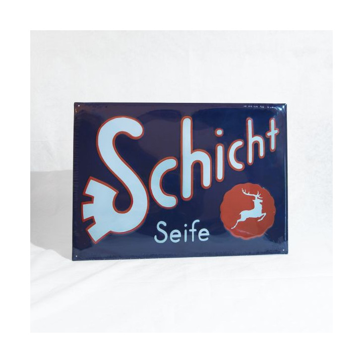 Schild  der lokalen Marke  - Schicht Seife